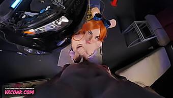 Demi Hawks In Vr: Cute Gadget Hacker Cosplay With 3d Blowjob And Pov Ride