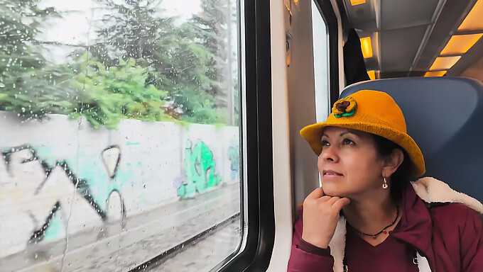 Un viaggio in treno bollente con la coppia matura Garabas e Olpr in full HD