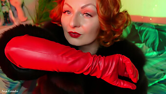 Experience The Thrill Of Glove Fetishism And Asmr In A Long Video Featuring A Stunning Pin-Up Goddess!