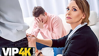 Mogen Handledare Erbjuder Hårig Fitta För Att Lösa Skulden I Tutor4k Video