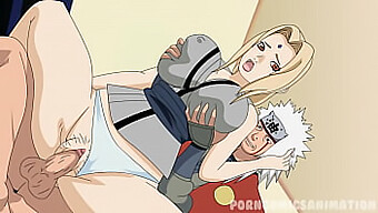 Seductive Tsunade And Jiraiya'S Intense Anime Hentai Action