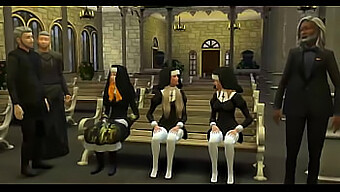 Parents Deceive And Seduce Young Nuns In A Catholic-Themed Hentai Video