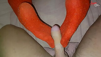 Amateur Couple'S Foot Fetish Exploration With Taboo Twist