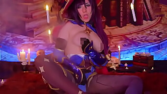 Cosplayer Lana Rain Schittert In Een Op Videogames Geïnspireerde Huurbetalingscène