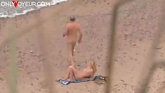 Voyeuristic Beach Encounter: Shirley Harris Gets Naughty