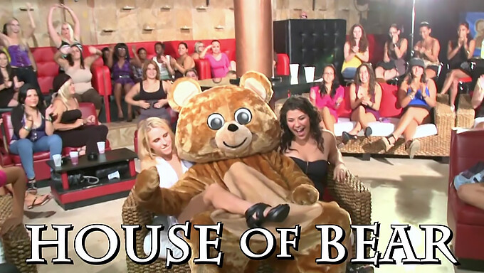 Wild CFNM party with horny bears and their eager partners!