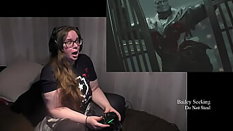 Brunett Skönhet Utforskar Bdsm I Femte Delen Av Resident Evil 2