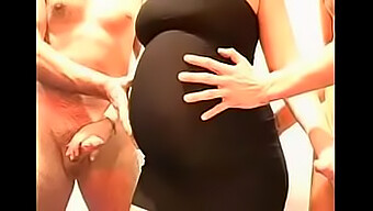 German Amateur Pregnant Wife Gets Gangbanged And Covered In Cum