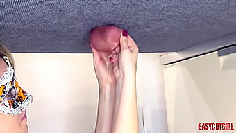 Mistress Annycandy And Painboy Engage In Ball Stretching And Cock Play