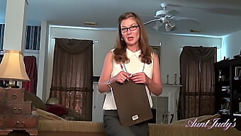 Mature Brunette Isabella Takes On The Role Of The New Secretary