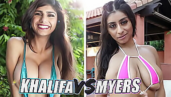 Babe Battle: Mia Khalifa En Violet Myers In Ronde Twee