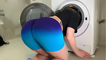 Persey'S Mishap In The Laundry Room Leads To Intense Pleasure