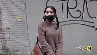 Tan Ying Ying'S Sensual Street Encounter And Intense Orgasm