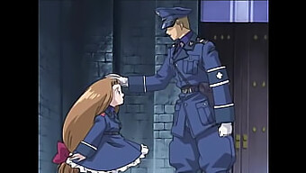 Una giovane anime viene scopata dall'agente di polizia in un hentai non censurato