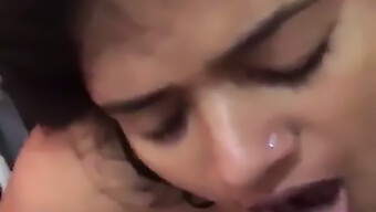 Indian Auntie Enjoys Cum Eating In Group